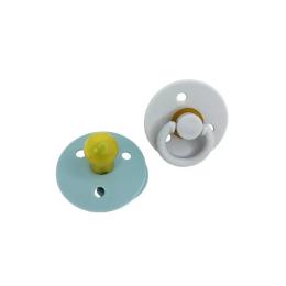 Пустушка Mega Zayka MGZ-0518-3 White Blue кругла