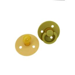 Пустушка Mega Zayka MGZ-0518-4 Green Yellow кругла