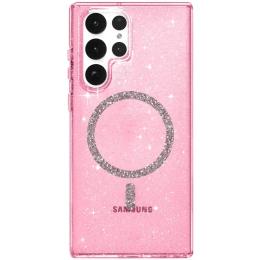 Чохол-накладка EpiK TPU Eclipse Sparkle (MagFit) для Samsung Galaxy S24 Ultra Pink