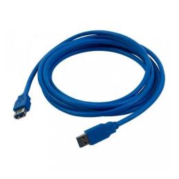 Дата-кабель Patron CAB-PN-AMAF3.0-3M USB (тато) - USB (мама) 3m Blue