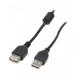 Дата-кабель Maxxter UF-AMAF-1M 1m USB(тато) - USB(мама) Black