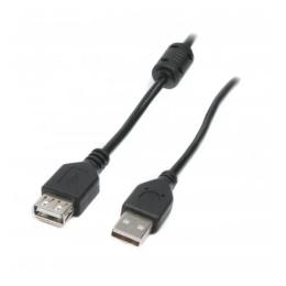 Дата-кабель Maxxter UF-AMAF-6 1.8m USB(тато) - USB(мама) Black