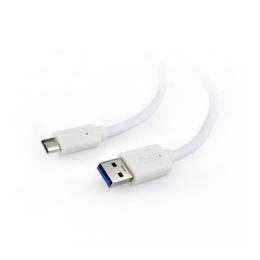Дата-кабель Cablexpert CCP-USB3-AMCM-1M-W 1m USB(тато) - USB Type C(тато) White