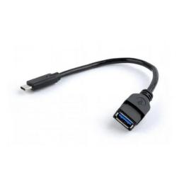 Дата-кабель Cablexpert A-OTG-CMAF3-01 0.2m USB Type C(тато) - USB(мама) Black