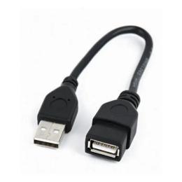 Дата-кабель Cablexpert CCP-USB2-AMAF-0.15M 0.15m USB(тато) - USB(мама) Black