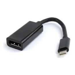 Перехідник Cablexpert A-CM-DPF-01 USB Type C (тато) - DisplayPort (мама) Black