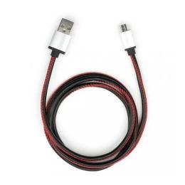 Дата-кабель Vinga USB 2.0 (тато)  -  Micro 5P (тато), 1m Black (VCPDCMLS1BK)