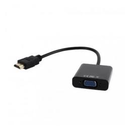 Перехідник Cablexpert B-HDMI-VGA-03 HDMI(тато) - VGA(мама) Black