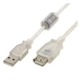 Дата-кабель Cablexpert CCF-USB2-AMAF-TR-6 1.8m USB(тато) - USB(мама) White