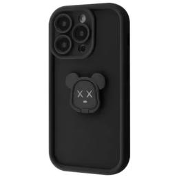 Чохол-накладка Infinity Pretty Case iPhone 15 Pro Black bear