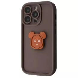 Чохол-накладка Infinity Pretty Case iPhone 15 Pro Brown bear