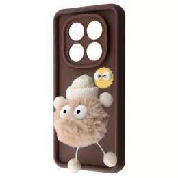 Чохол-накладка Infinity Pretty Things Case Xiaomi Redmi Note 14 Pro 4G brown/fluffy