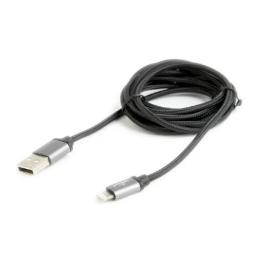 Дата-кабель Cablexpert CCB-mUSB2B-AMLM-6 1.8m USB(тато) - Lightning(тато) Black