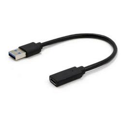 Перехідник Cablexpert A-USB3-AMCF-01 USB (тато) - USB Type C (мама) Black