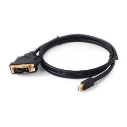 Відео-кабель Cablexpert CC-mDPM-DVIM-6 miniDisplayPort(тато)DVI(тато), 1,8m Black