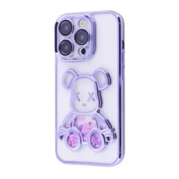 Чохол-накладка Infinity Shining Bear Case iPhone 15 Pro Dark Purple
