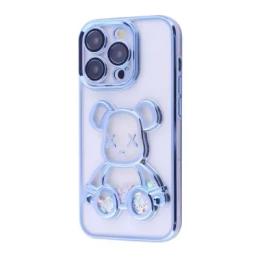 Чохол-накладка Infinity Shining Bear Case iPhone 15 Pro Sierra Blue