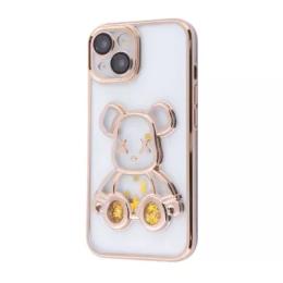 Чохол-накладка Infinity Shining Bear Case iPhone 15 Gold