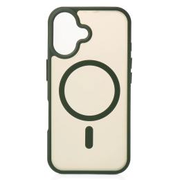 Чохол-накладка Infinity MagSafe MATTE для iPhone 16 Plus Green