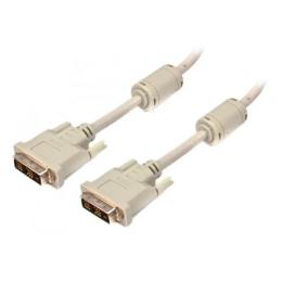 Відео-кабель Cablexpert CC-DVI-15 Gray DVI(тато)DVI(тато), 4,5m Dark Gray