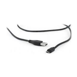 Дата-кабель Cablexpert CCB-USB2-AMmDM-6 1.8m USB(тато) - microUSB(тато) Black