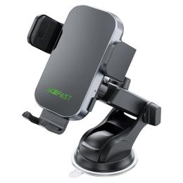 Тримач в авто Acefast D53 wireless charging car holder with electric clamp for dashboard Black (6974316284246)