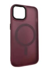 Чохол-накладка Infinity Fashion Case MagSafe для Apple iPhone 16 Pro Bordeaux
