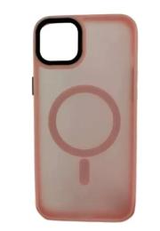 Чохол-накладка Infinity Fashion Case MagSafe для Apple iPhone 16 Pink