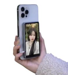 Додатковий екран Infinity Selfie Screen камери смартфона iPhone Android White