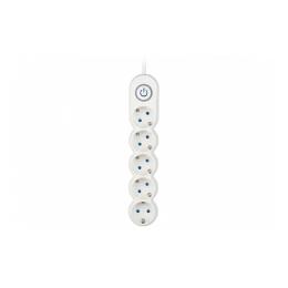 Мережевий фільтр 2E U05VESM3W White 220V, 3 м, 5 розеток
