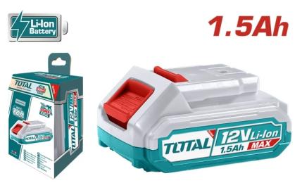Акумулятор для електроінструменту TOTAL TBLI12151 Li-ion 12В, 1.5А (6514153)