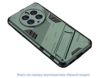 Чохол-накладка Infinity Military для OnePlus 12R/OnePlus 3/OnePlus Ace 3 Pro Green