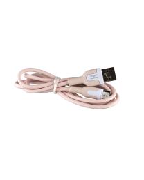 Дата-кабель DC (CL-12) USB-A (тато)  -  USB Type-C (тато) Pink 2.1A