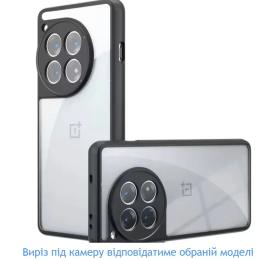 Чохол-накладка Infinity Air Force Camera cover для OnePlus Ace 3 Black Clear
