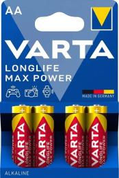 Батарейка Varta Longlife Max Power AA BLI 4 Alkaline (4008496105946)