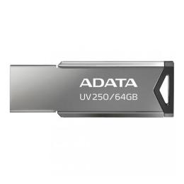 Флеш память 64GB USB 2.0 A-Data UV250 Metal Black (AUV250-64G-RBK)