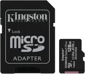 Карта памяті Kingston Canvas Select Plus SDCS2/128GB 128GB microSDXC З адаптером Class 10