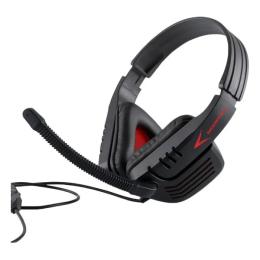 Накладні навушники ModeCom S-MC-823-RANGER Black Red провідні з мікрофоном