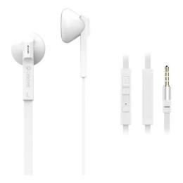 Дротові навушники Celebrat D4 White вкладиші з мікрофоном