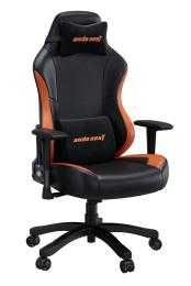 Ігрове крісло Anda Seat Luna Color Size L PVC Black Orange