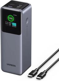 Зовнішній портативний акумулятор Ugreen PB722 25000mAh Gray 200W