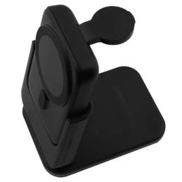 Бездротовий зарядний пристрій Infinity 3IN1 + Power Bank MagSafe 5000mAh C151 Black