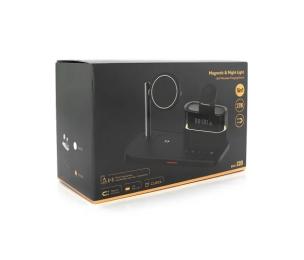 Бездротовий зарядний пристрій Voltronic C-09 5в1 Black