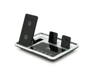 Бездротовий зарядний пристрій Voltronic R-11 4в1 Black Silver