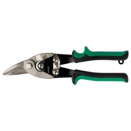 Ножиці по металу Sigma 4331221 Black Green праві 250мм