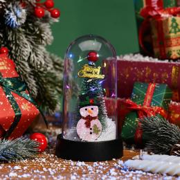 Нічник Voltronic Snowman on the Christmas Tree у колбі