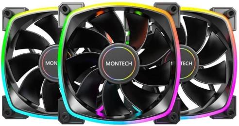 Вентилятор для ПК Montech RX120 PWM 3 in 1 Black (B31)