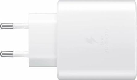 Мережевий зарядний пристрій для телефона Samsung 45W Travel Adapter (with Type-C cable) White (EP-TA845XWE)