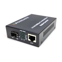 Медіаконвертер FoxGate EC-SFP1000-FE/GE Black