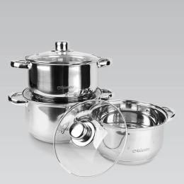 Набір каструль Maestro MR-2020-6M Stainless Steel